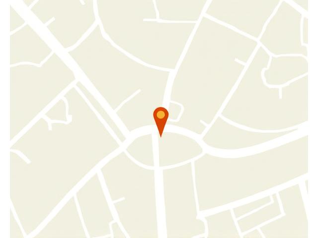 Στατικός χάρτης που δείχνει την τοποθεσία του showroom Γυάλινο Όραμα στην οδό Ερμού στην Αθήνα, με έναν χαρακτηριστικό δείκτη τοποθεσίας.
